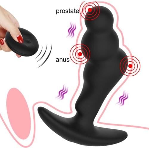 Anal Sex toys Wireless Remote Vibrating Prostate Massager Men Anal Plug Male Masturbator for Man Anus G Spot Vibrator Butt Plug