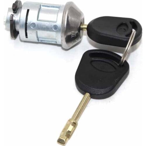 Car Front Ignition Barrel Key Switch Lock Repair Kit & 2 Keys Set For Ford Transit MK6 2000-2006 1022184