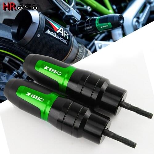 For KAWASAKI Z650 Z 650 2017 2018 2019 2020 Motorcycle Frame Exhaust Slider Crash Protector Pad Falling Protection Accessories