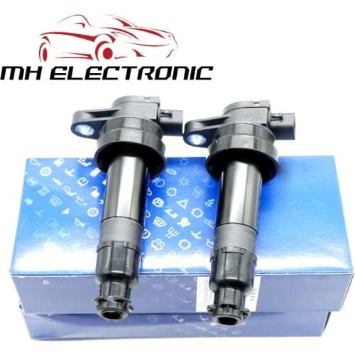 MH ELECTRONIC 2pcs Ignition Coil 27301-2B000 For Hyundai Accent I20 I30 Elantra for Kia Rio Ceed Soul 1.6L Cerato 27301 2B000