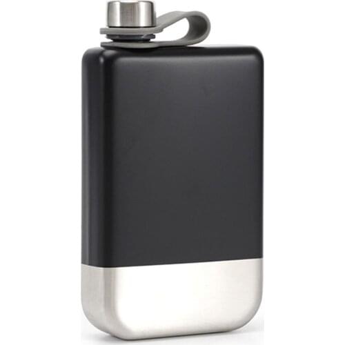 2021 New New Design 9 Oz Stainless Steel 304 Hip Flask Whiskey Wine Bottle Alcohol Pocket Flagon For Gifts