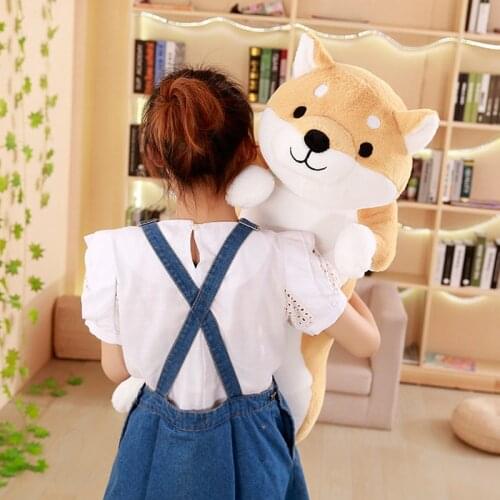 Kawaii Animal Shiba Inu Plush Toys Big Soft Cute Husky Dog Plush Pillow Cartoon Animal Doll for Kids Baby Gift 39inch 100cm
