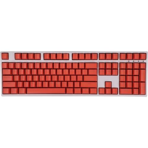 Keycaps for Mechanical Keyboard Orange ABS Transparent Backlight 108 Keys Suit for Anne Pro 2 GK61 SK61 GK64 PC Game