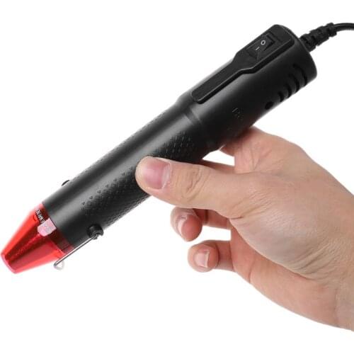 130W 220V Mini Heat Gun Shrink Hot Air Temperature Electric Power Nozzles Tool DIY Embossing EU Plug