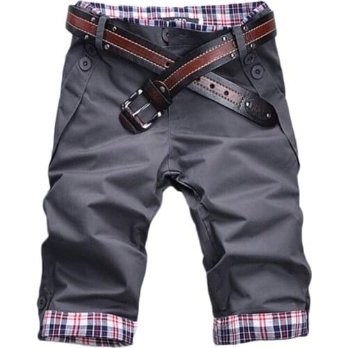 High Quality Mens Shorts 2020 New Fashion Summer Mens Shorts Casual Slim Fit Short Men Streetwear Cargo Shorts Knee Length