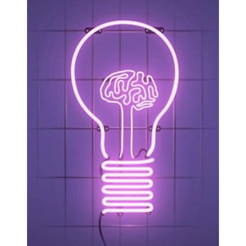 Neon Sign For Intellectual Development Brain Light Home Lamps Neon Light Pub Sign Advertise Custom Wall Signs Handmade Light