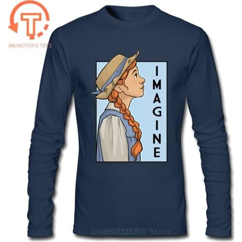 2020 Latest popularity karen hallion anne shirley green gables novel imagine strong female she series men long sleeve T shirts