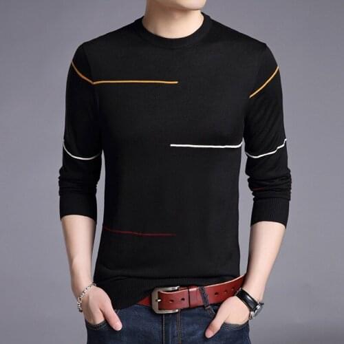MRMT 2021 Brand New Spring and Autumn Mens Sweater Fashion Casual Round Neck Sweater for Male Tops Knitwear