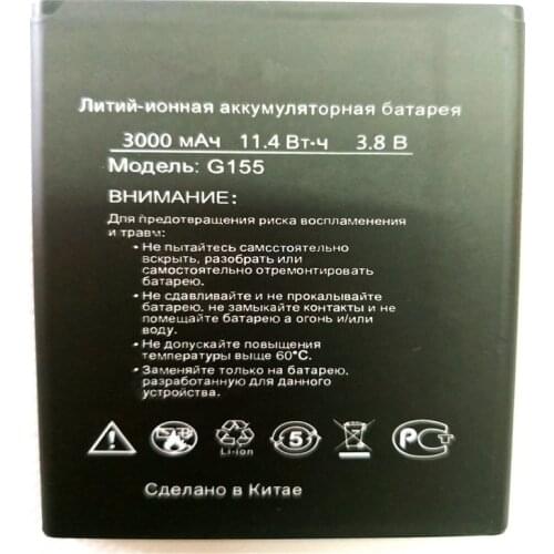 NEW 3000 mah cell phone Battery For Dexp Ixion G155 Smartphone/Smart Mobile phone with phone stander