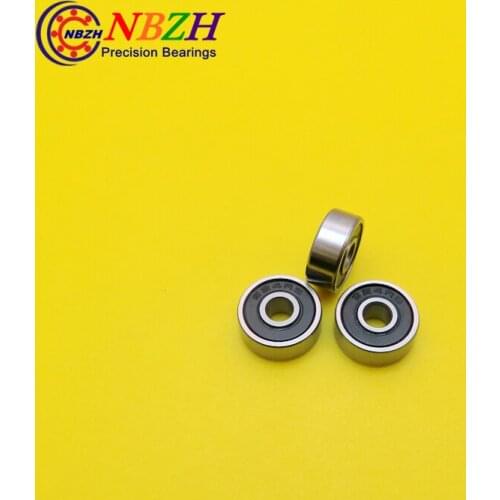 10pcs Free Shipping SUS440C environmental corrosion resistant stainless steel bearings (Rubber seal cover) S624-2RS 4*13*5 mm