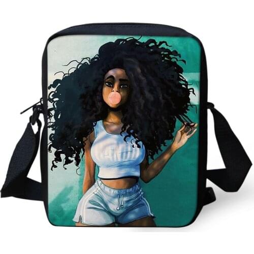 HaoYun Cross Body Messenger Bags African Girls Style Boys Shoulder Bag Cool Girls School Bags Fashion Women Mini Flap Postbags