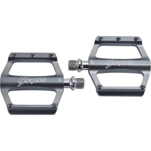 B36F Bicycle Pedals Ultralight Aluminum Alloy Colorful Hollow Anti-skid Bearing Mountain Bike Accessories MTB Foot Pedals