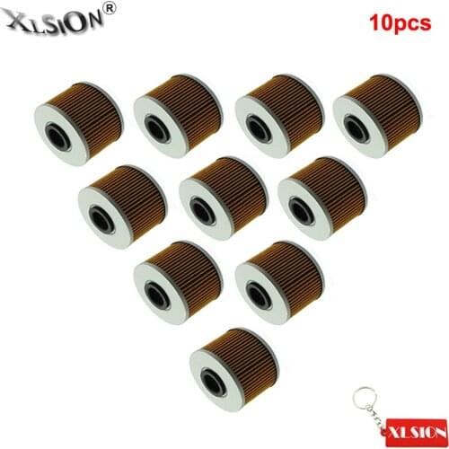 XLSION Aftermarket 10pcs Oil Filter For # 15412-HP7-A01 Honda TRX500 SXS1000 M3 3 & M5 5 Seat Pioneer 1st Filter(2016-2017)