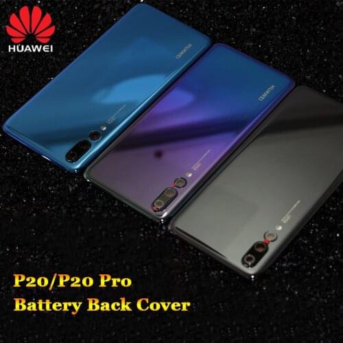 Back Glass Cover For Huawei P20 Pro Rear Door Housing Protective Panel Case For Huawei P20 P 20 Battery Shell With Camera Lens