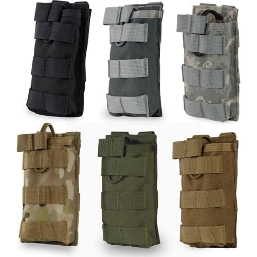 1000D Nylon Single Open Top Magazine Pouch Universal Tactical M4 Pouch Molle Paintball Airsoft Magazine Pouch