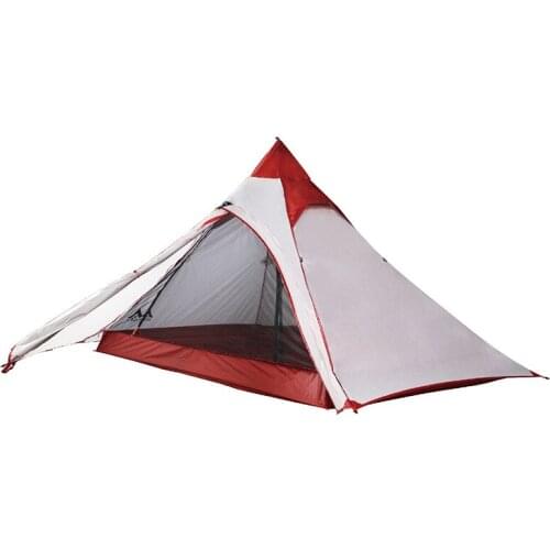 20D double one bedroom one living room single layer lightweight waterproof hiking camping tourist tent free shipping