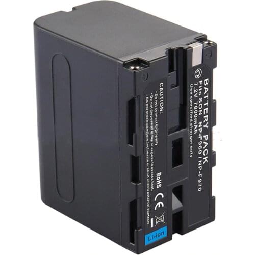 7800mAh NP-F970 NP-F960 Camera Battery NP F970 NP F960 Digital Camera Battery For Sony PLM-100 CCD-TRV35 MVC-FD91 MC1500C L10