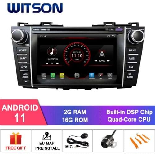 WITSON Android 10.0 2GB RAM 16GB FLASH CAR RADIO for MAZDA 5 DAB+OBD+TPMS+DVR+Wifi