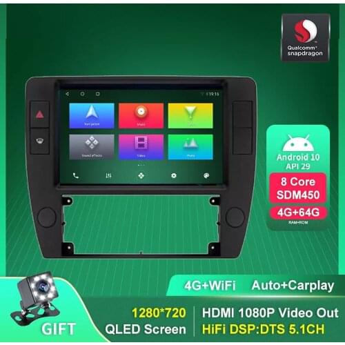 DSP Auto Car Radio For VW Volkswagen Passat B5 2000-2009 With DSP GPS Navigation Stereo Video Multimedia Player 4G WiFi Carplay