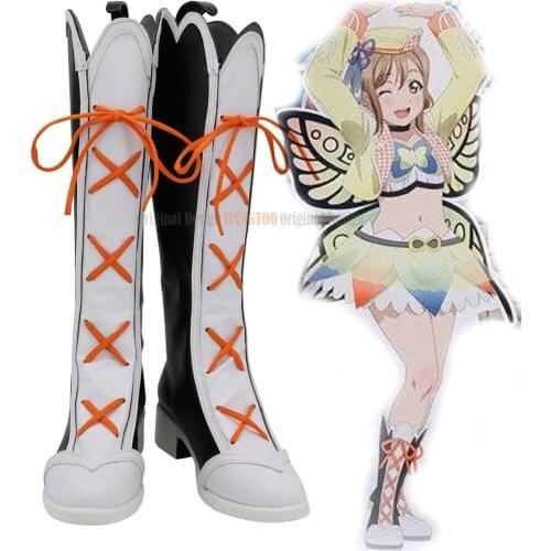 Love Live Mitaiken HORIZON Members Cosplay Boots Leather Shoes Custom Made for Adults and Kids Halloween Comic-con Cosplay