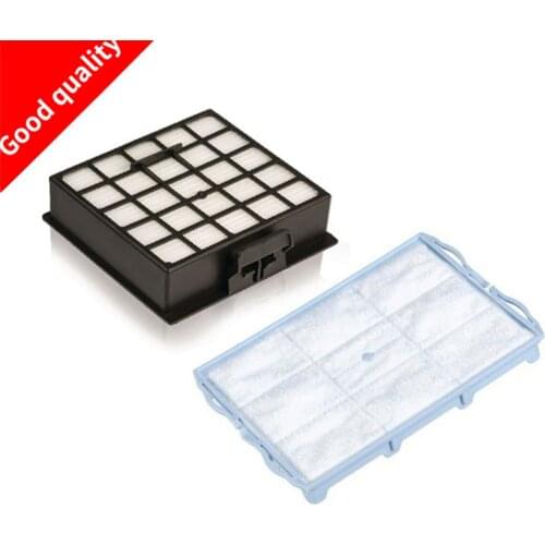 2Pcs vacuum cleaner parts (1pcs Motor Filter + 1pcs HEPA Filter) for Bosch BSGL VSZ BSD BSA series