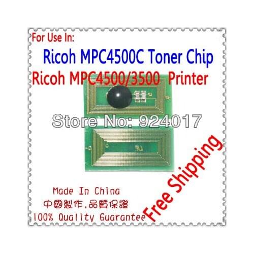 For Gestetner DSC535 DSC545 MP C3500 C4500 MPC 3500 Lanier LD435C LD445C Savin C3535 C4540 Refill Printer Toner Cartridge Chip