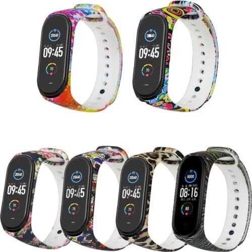 Flexible Silicone Bracelet For Xiao mi Mi Band 5 4 Strap Band 3 Wristband Silicone Colorful Strap for Xiao mi MI Band4 Band5 3