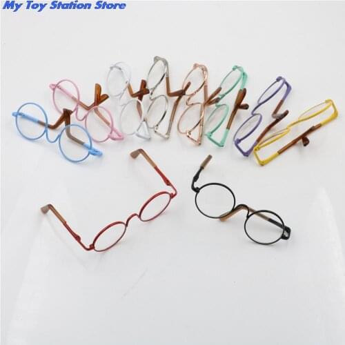 Glasses Colorful sunglasses Doll Accessories round-shaped Round glasses suitable for doll as for dolls