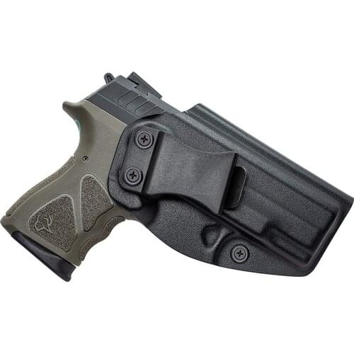 Kydex Inside Waistband Holster For Taurus TH9C Compact 9mm IWB Concealed Carry 1.5" Belt Clip Case
