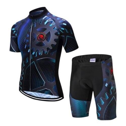 TELEYi Man Short Sleeve Black Cycling Jersey Team 2021 Champion Race Tops Summer Bike Shirt Breathable Triathlon Quick Dry