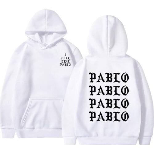 I Feel Like Paul Pablo Kanye West sweat homme hoodies men Sweatshirt Hoodies Hip Hop Streetwear Hoody pablo hoodie