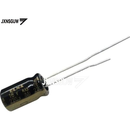 20PCS Original ELNA RA3 16V220UF 6.3X11MM audio Aluminum electrolytic capacitor 220uF/16V 85 degrees 16v 220uF