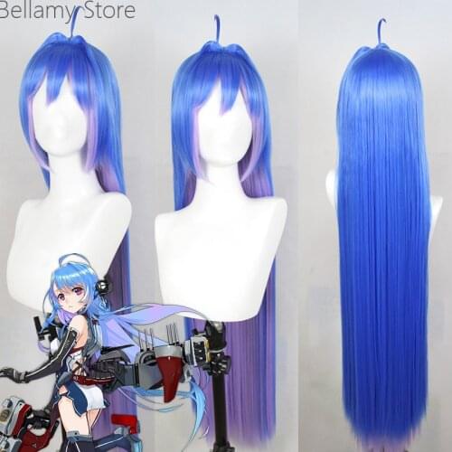 Azur Lane USS Helena Heat Resistant Cosplay Costume hairwear Wig+Wig Cap