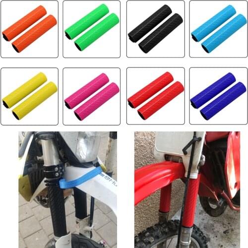 Front Shock Absorber Covers Fork Suspension Protector Guard Wrap Cover For KTM Honda Suzuki Yamaha Husqvarna Motocross Dirt Bike