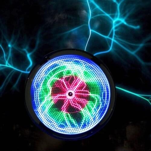 Plasma Disk Sensor Lighting Plate Respond For Voice Music Home Disco Party Camping Hiking