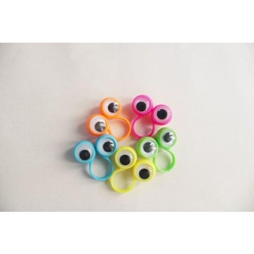 100pcs mix color movable toy eyes 35x18mm cartoon eyes for handcraft findings