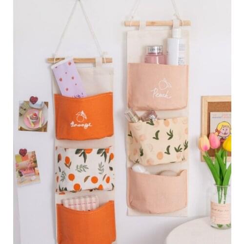 Student shelves dormitory good things make full use of the wall space rent artifact on the bed room storage bag J05