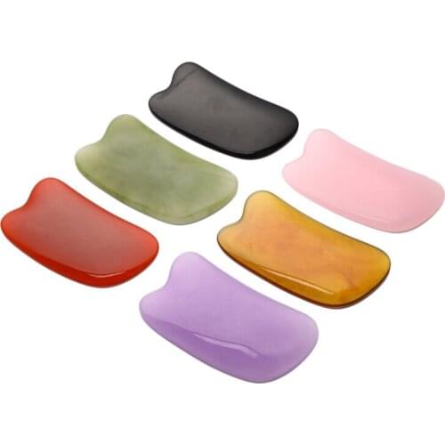 Resin Gua Sha Scraping Massage Tool Body Massager Guasha Board SPA Acupuncture Scraper for Face Body Arm Beauty Massage Tool
