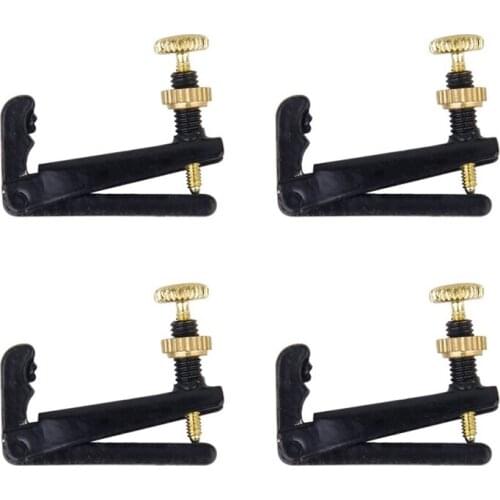 4 piece 3/ 4-4/ 4 Violin Fine Tuner String Plate