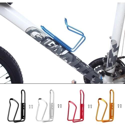 1Set Aluminum Alloy Bicycle Water Bottle Outdoor Mountain Bike Water Bottle Cup Holder Rack Cage Stander Bike Accessories