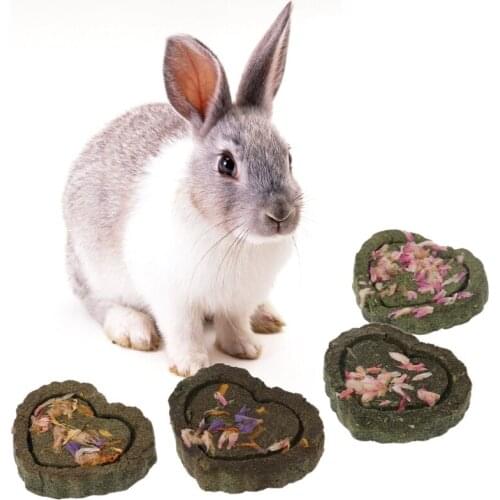 2pcs Pet Hamster Teeth Grinding Grass Toy Guniea Pig Rabbit Chinchilla Chew Toy