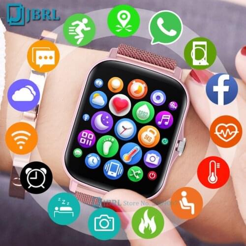 2021 Fashion Smart Watch Men Women Smartwatch HR Monitor Electronic Smart Clock For Android IOS Fitness Tracker Smart-watch