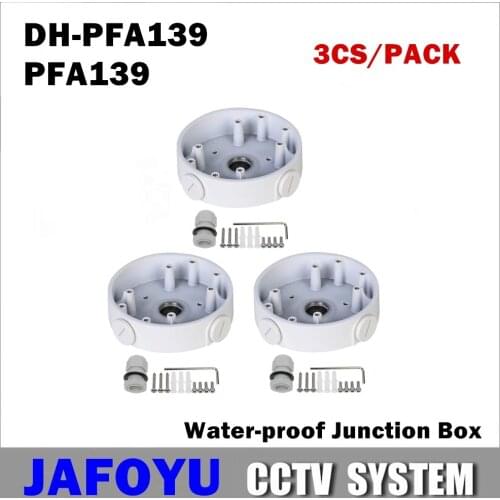 3PCS/PACK DH PFA139 Water-proof Junction Box DH-PFA139 for IR Eyeball Lite Fixed-focal Dome Network Camera CCTV Security Camera