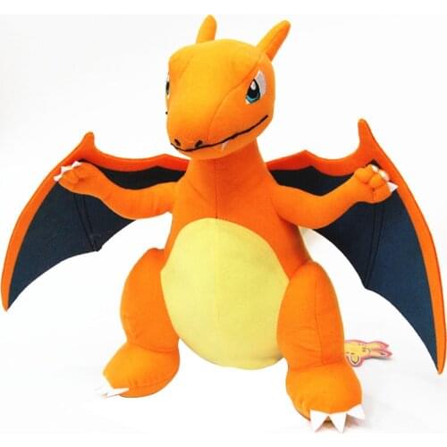 30cm Cool Charizard Plush Doll Pokemoned Handsome Dinosaur Dragon Stuffed Toy Kids Children Gifts
