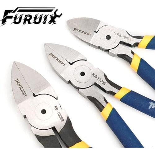 5 6 7 Inch Diagonal Cutting Plier Wire Stripping Tool Side Cutter Cable Burrs Nipper Electricians DIY Repair Hand Tools