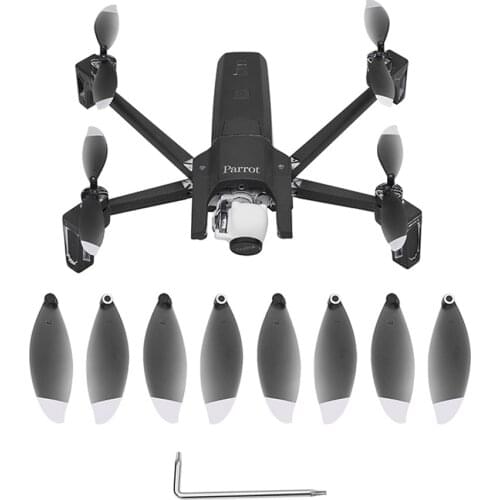 8pcs Propeller Props for Parrot Anafi 4K Camera Drone CW CCW Replacement Accessories Spare Parts Wing Fans Blade with Tool Kits