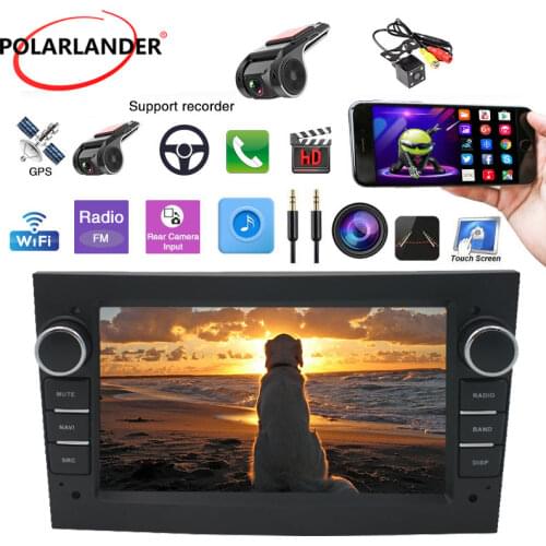 Car Radio 2 Din 7-inch Android 9.1 1G +16G Navigation Gps Bluetooth 4G Wifi 2.5D IPS Double USB 1024 * 600 for Opel ( No DVD)