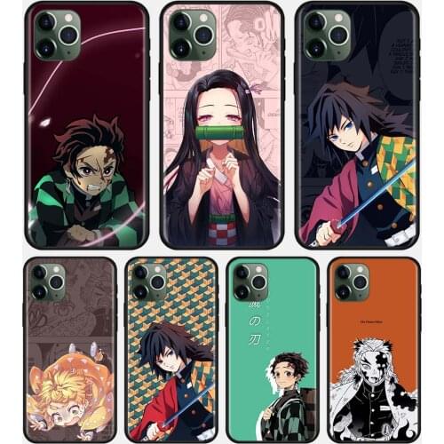 Anime Cartoon Demon Blade Case For Apple iPhone 11 12 Pro Max mini 8 7 Plus XR X XS MAX SE Cover Funda Coque Shell