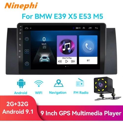 For BMW 9inch Touch Screen Car Modified Universal Android Autoradio All In One Navigation Mp5 2din Android8.1 Car GPS FM Radio