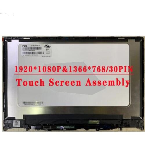 FOR LENOVO YOGA 530-14IKB yoga 530-14ARR 530-14 LCD DISPLAY TOUCH SCREEN DIGITIZER FHD ASSEMBLY +FRAME